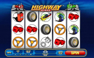 Highway Kings สล็อต5รีล3แถว