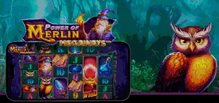 Power of Merlin Megaways เล่นได้บนมือถือ