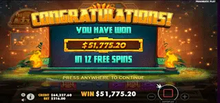 Fortunes of Aztec สล็อต รีวิว การจ่ายเงินรางวัล