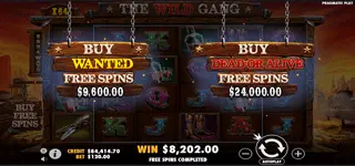The Wild Gang สล็อต ฟรีสปิน