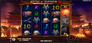 Rise of Samurai IV สล็อตรีวิว คุณสมบัติ