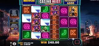 Casino Heist Megaways สล็อต ฟีเจอร์พิเศษ