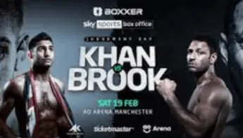 คู่มวยสากลมืออาชีพ Amir Khan vs Kell Brook